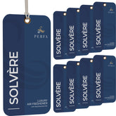 Perfa Solvère disposable air fresheners 9-pack for men, long-lasting car scent.