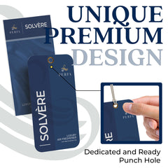 Perfa Solvère odour eliminator technology neutralizes car odours.