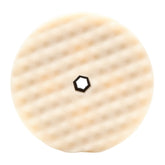 Perfect-It foam compounding pad 8in white close-up showing surface contact for smoother polishing
