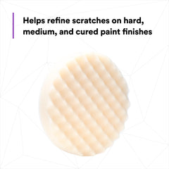 Perfect-It foam pad with backup pad in use for tougher jobs.