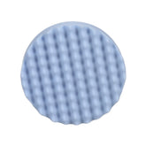 Perfect-It Ultrafine polishing pad 8in blue with waffle face for even polish application.