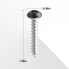 Perfect Pairz 8x1 screws close-up showing sharp threads for quick secure fastening.