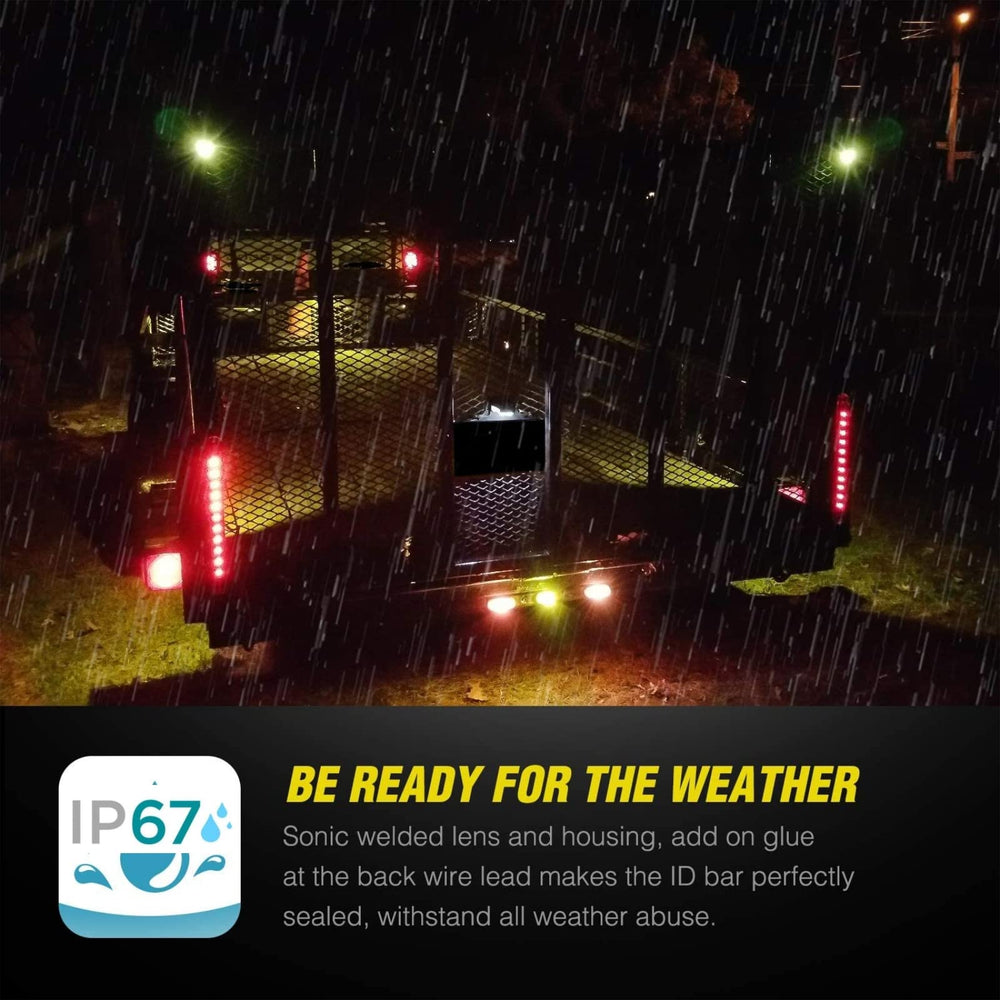 PerfecTech 11-LED red trailer light two-pack provides fleet upgrade value.