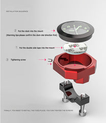 PerfecTech packaging contains clock, screwdrivers, and adhesive tape
