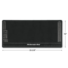 Reference charts sublimated on Performance Tool mat for lasting visibility