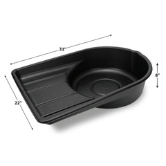 Performance Tool W4072 molded spout provides easy pouring and disposal.