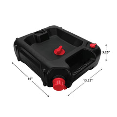 Performance Tool W4076 leak-free seal with tethered caps prevents spills