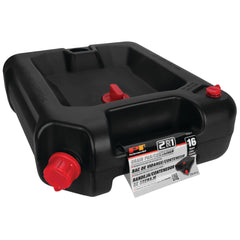 Performance Tool W4077 oil drain container in use during an oil change