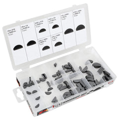 Performance Tool W5343 woodruff keys assortment in labeled case for automotive and industrial use.
