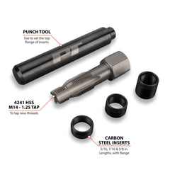 Performance Tool W86910 tapered reamer detail highlighting drill-free restoration capability.