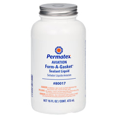 Permatex Aviation Form-A-Gasket No. 3 Sealant in brown, ideal for automotive and aviation sealing.