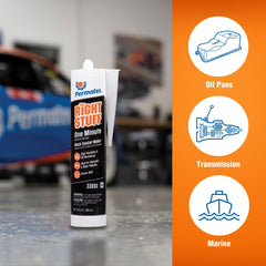 Temperature range capabilities of Permatex Right Stuff in automotive use