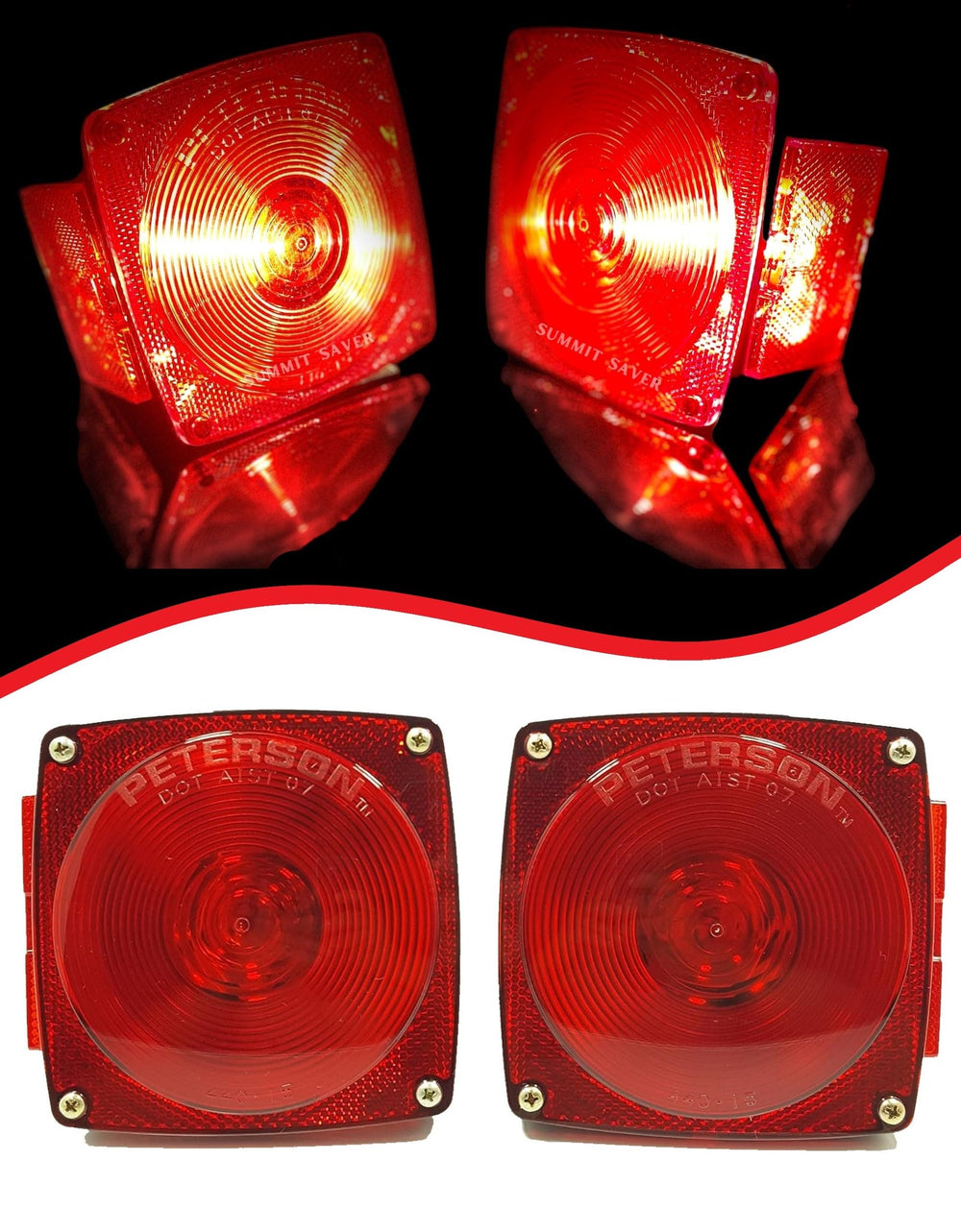 Perterson 440/440L stop-turn-tail light pair for trucks improves signal visibility on the road