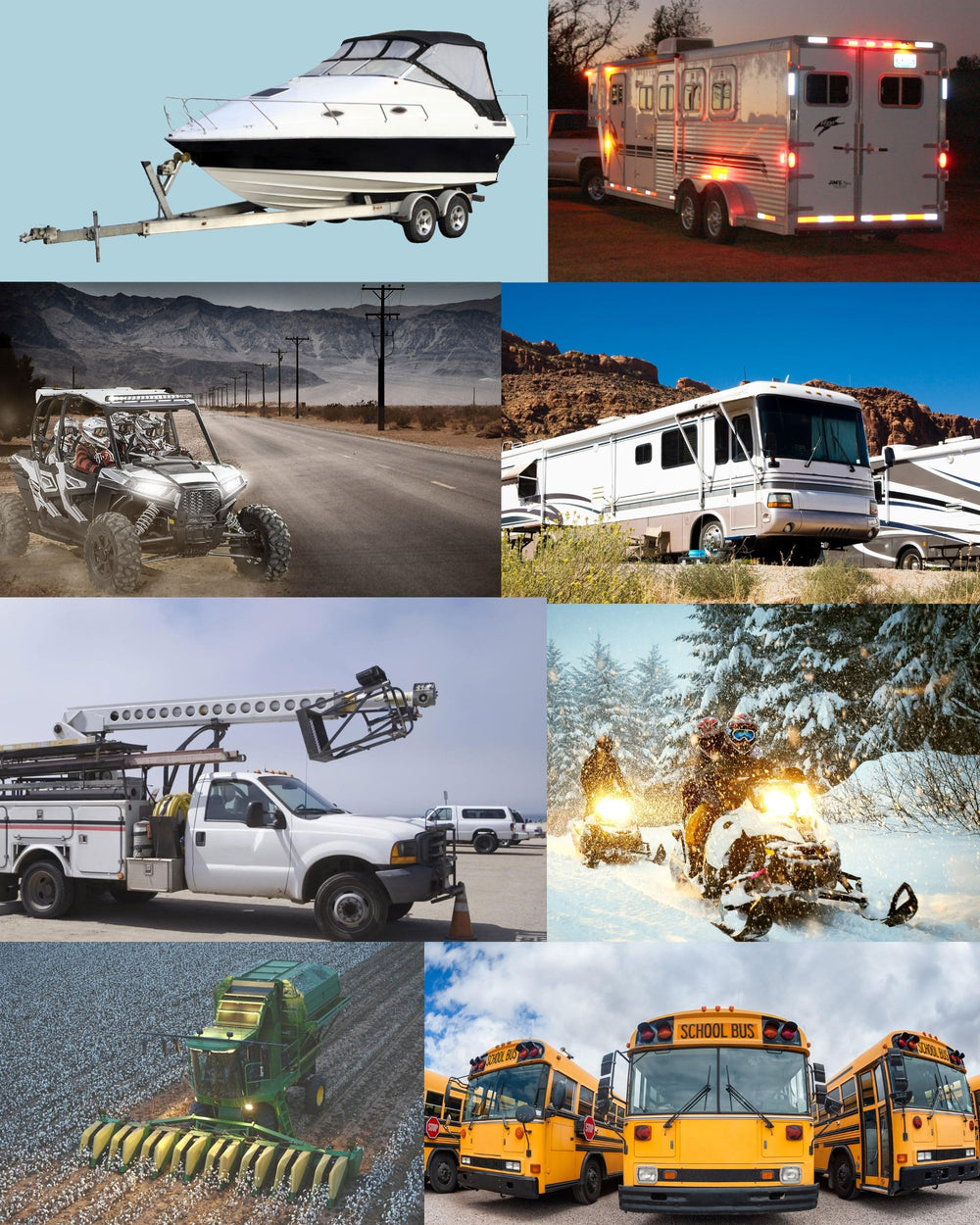 Perterson M154A-R ideal for boat, utility, horse, and cargo trailers.