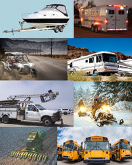 Perterson M154A-R ideal for boat, utility, horse, and cargo trailers.