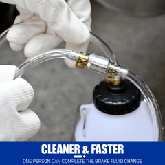 PESIKO 24-inch hose delivers steady fluid flow from vehicle to bottle