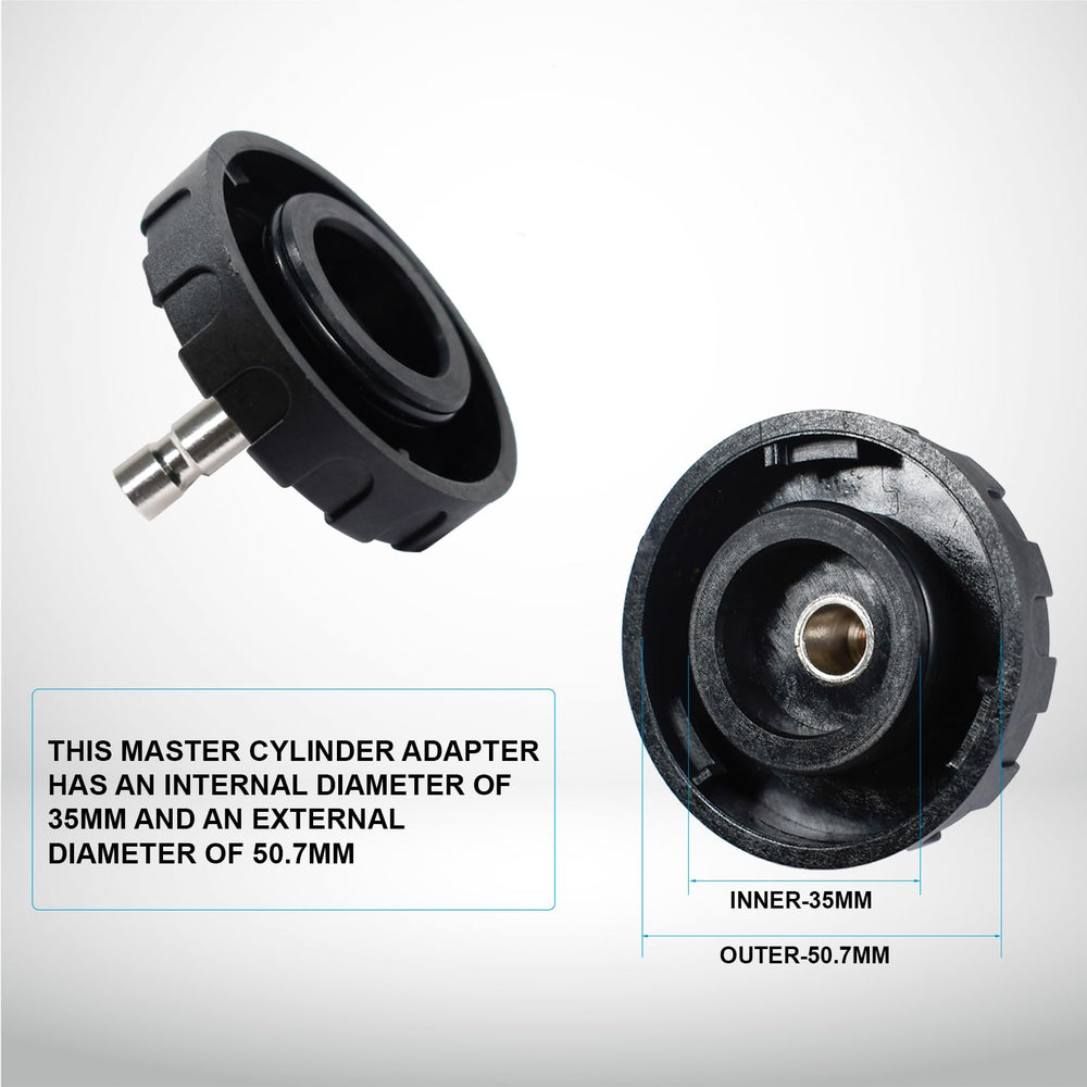 PESIKO 50.7mm adapter for Nissan provides secure fit and easier brake fluid maintenance
