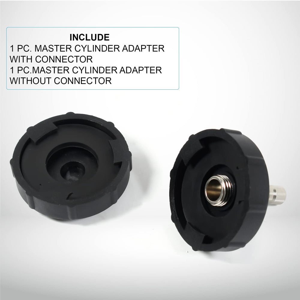 PESIKO brake bleeder connection with adapter enables smooth installation