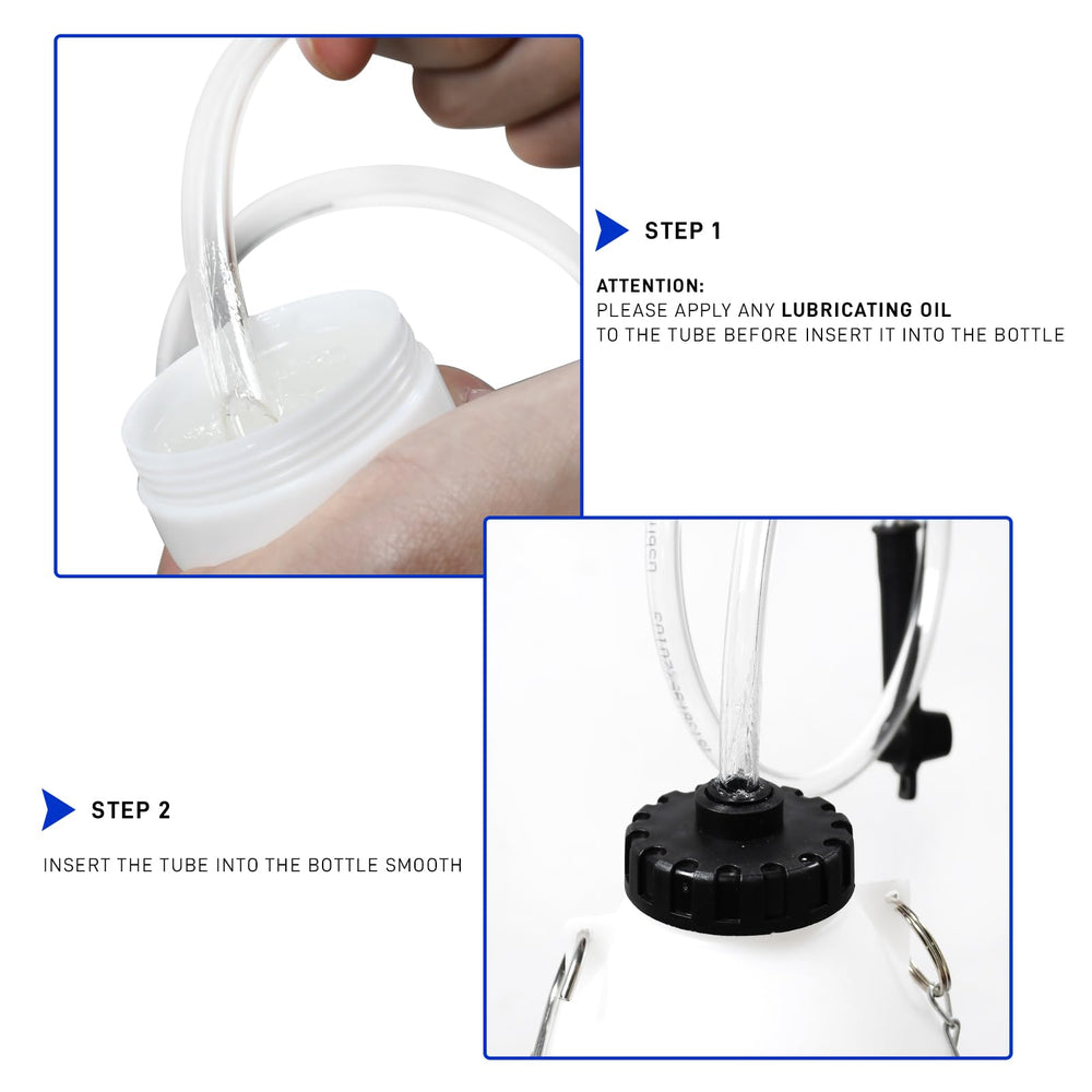 PESIKO brake bleeder rubber connector securing a bleed screw