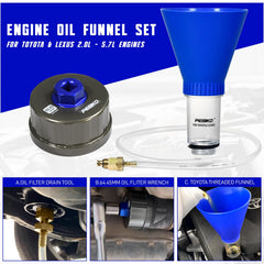 PESIKO cartridge-style filter wrench fits Camry, RAV4 and more.