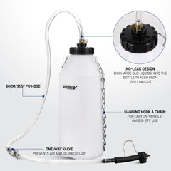 PESIKO one-way check valve ensuring no backflow during brake bleeding