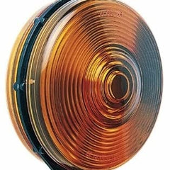 Peterson 313AA amber double-face light with snap-on lenses for durable, versatile signaling on equipment.
