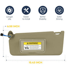 PetMigo package including driver-side sun visor for installation