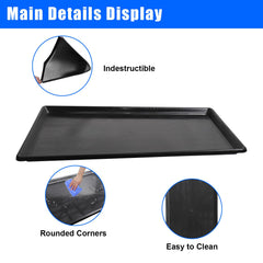 pexulys oil drip pan XL reinforced bottom for durable garage tasks