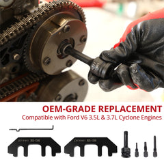 CR-V steel CNC-machined tools with a metallic finish for reliability
