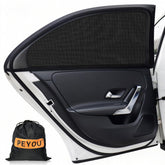 PEYOU car window shade provides full coverage to reduce sun glare for rear passengers.