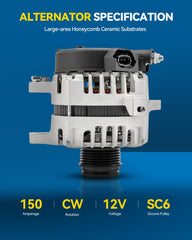 PHILTOP 11701N alternator withstands daily driving vibrations for reliable power.