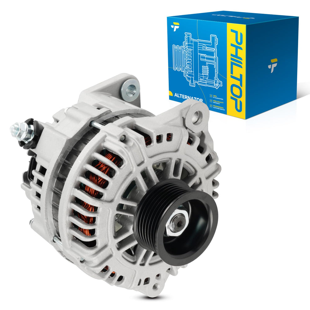 PHILTOP alternator for Frontier-2005-2007 with 7groove pulley delivers reliable power on road trips