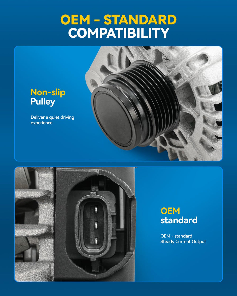 PHILTOP replacement alternator helps Hyundai Elantra maintain essential electronics.