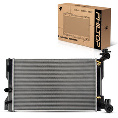 PHILTOP radiator front view showing durable aluminum housing for lasting cooling
