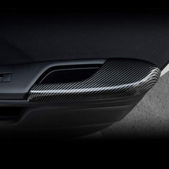 Phoneix ABS door trim with carbon texture protects handles from dust.