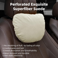 Phxoinu neck pillow filled with Dupont Sorona for plush support.