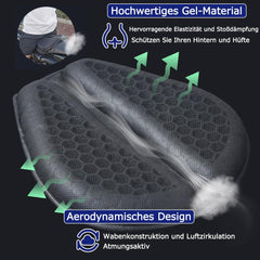 PhyiFlbey anti-slip bottom keeps pad securely attached during rides