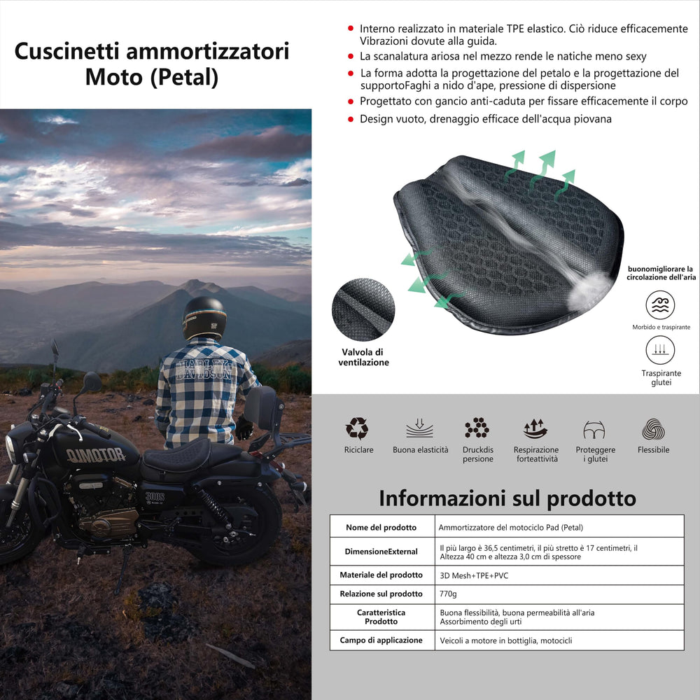 PhyiFlbey seat cushion gel pad stitching detail for durable fit