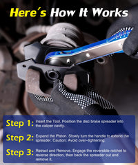 PHYRLRDOW universal disc brake compatibility for multi-piston calipers