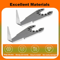 Phyxlyn bent blade compatible with air tools for smooth removal