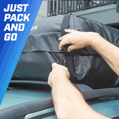 PI Store Secure straps and anti-slip mat stabilize cargo during road travel