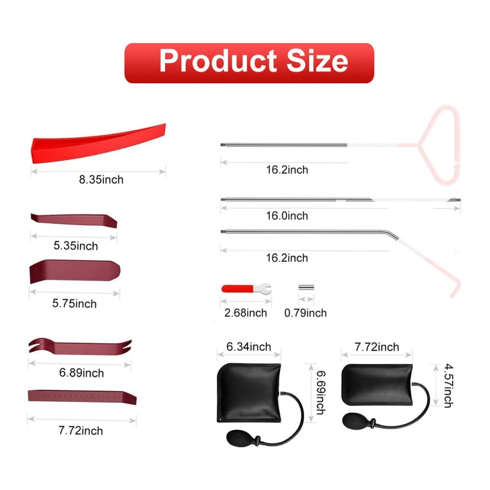 Pibkay 18pcs kit contents stored in a sturdy case for quick projects.