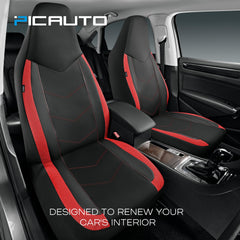 PIC AUTO carbon fiber mesh design seat cover enhances airflow and interior flair.