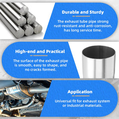Piclafe 3in pipe boasts robust stainless construction for demanding environments