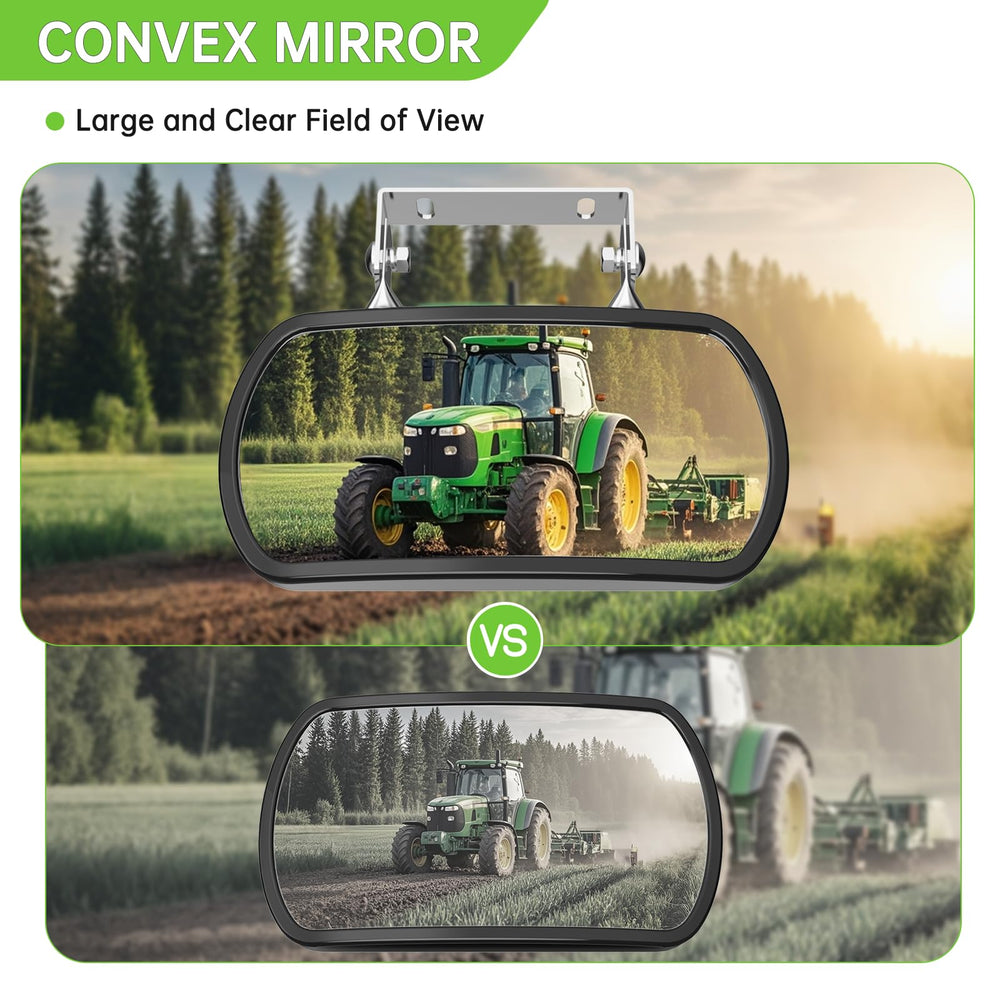 Piclafe adjustable U-bracket on the mirror for precise rear visibility