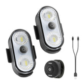 PidZoom RG5 LED light car button and remote on dashboard for quick control.