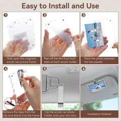 PIFOOG visor-fit frame accommodates visors up to 0.78 inches thick.