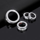 PIFOOG volume knob crystal cover adds shine and guards against scratches in the Explorer.