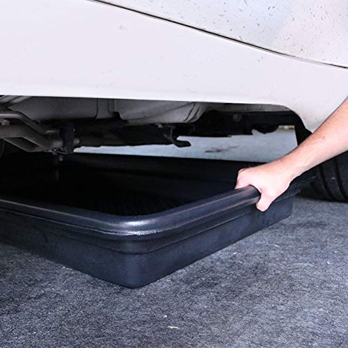 PIG Containment Tray stackable design enables easy storage when not in use.