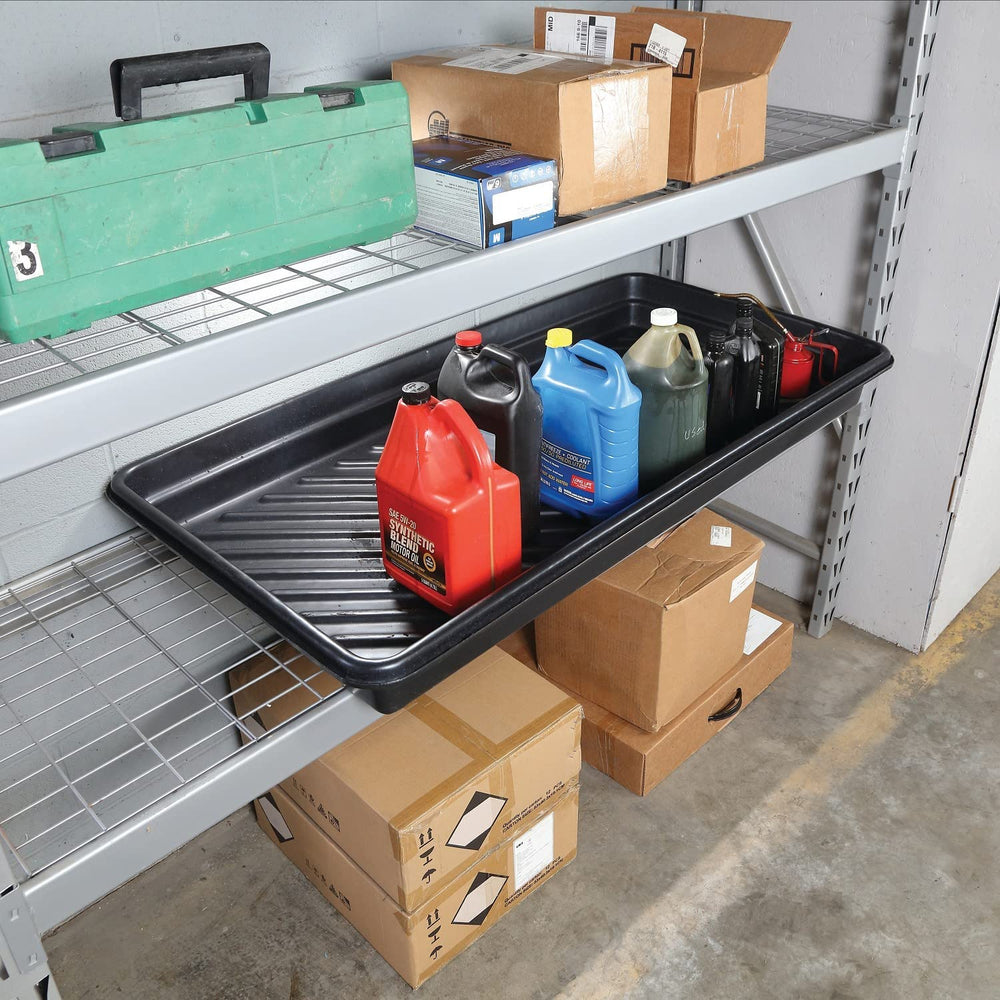 PIG Containment Tray 23.93-gallon sump capacity demonstrates large liquid collection.